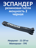Резиновая петля 11-29 кг, черная