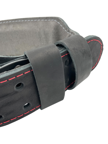 Пояс атлетический 6/10 см, 3 слоя (кожа, микрофибра) фото 4