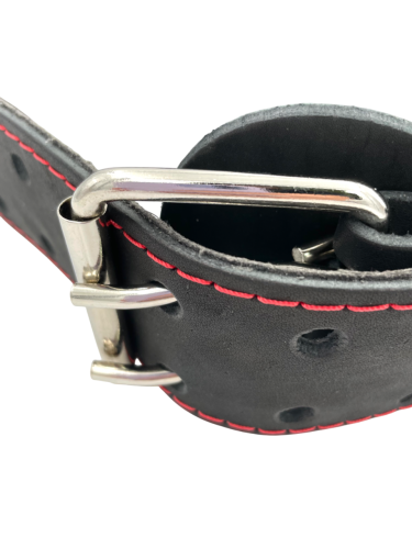 Пояс атлетический 6/12 см, 2 слоя (кожа, микрофибра) фото 3