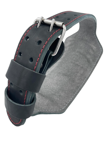 Пояс атлетический 6/15 см, 3 слоя (кожа, микрофибра) фото 5