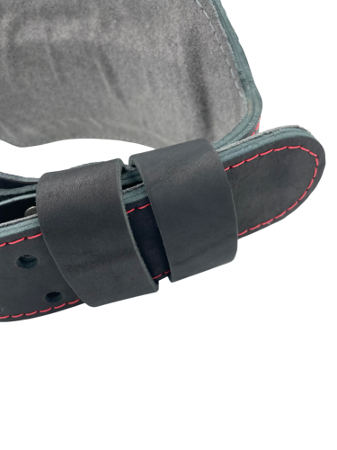 Пояс атлетический 6/15 см, 3 слоя (кожа, микрофибра) фото 4