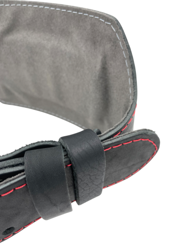 Пояс атлетический 6/15 см, 2 слоя (кожа, микрофибра) фото 4