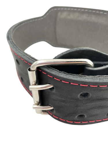 Пояс атлетический 6/10 см, 3 слоя (кожа, микрофибра) фото 3